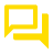 Frequently asked questions yellow icon