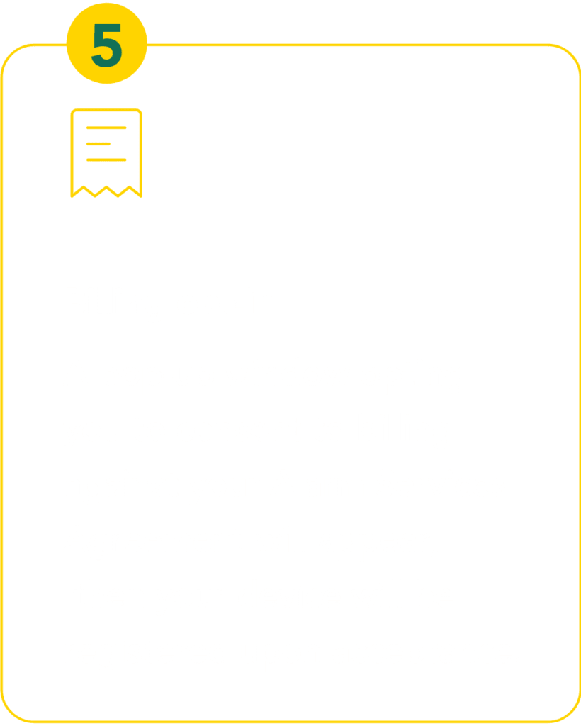 Step 5 - Billing opt-in